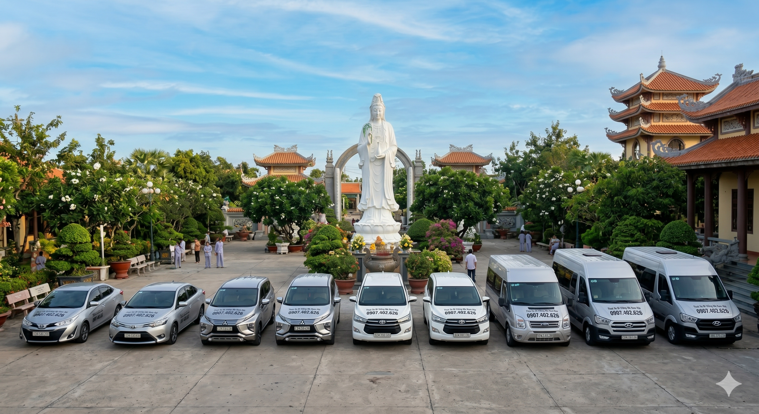 Kinh Nghiệm Thuê Xe Trà Vinh Đi Viếng Mẹ Nam Hải